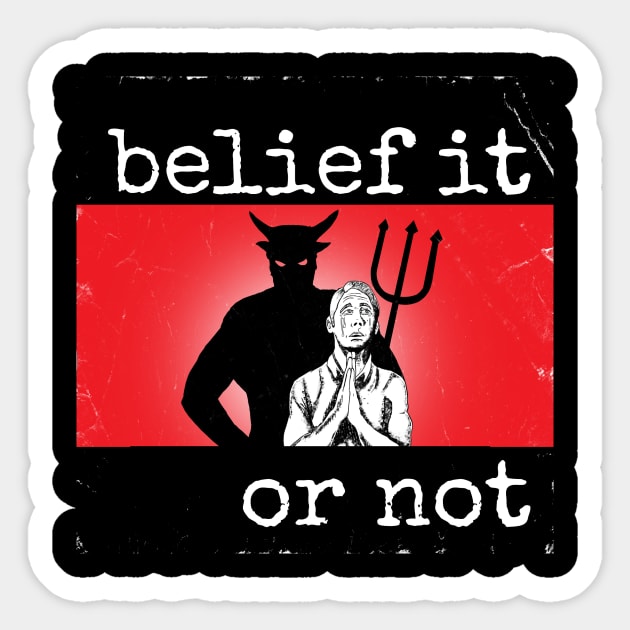 Belief It Or Not Logo Sticker by Belief It Or Not